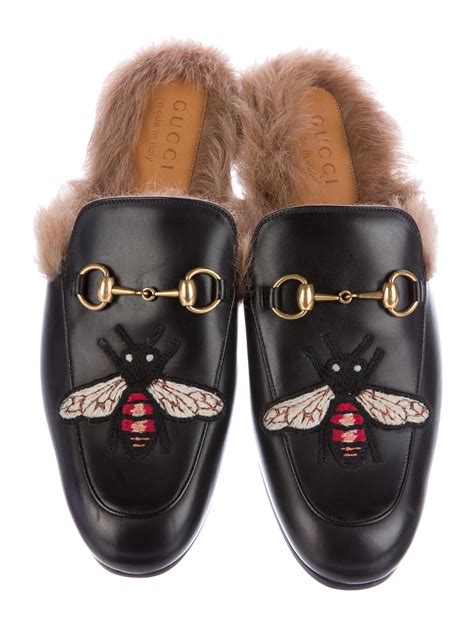 mens gucci slippers with fur|gucci slippers fluffy.